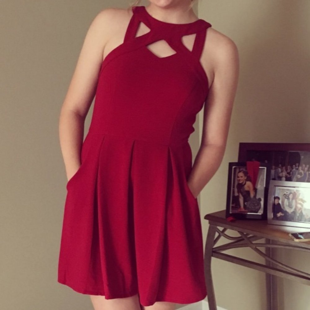 Red dress